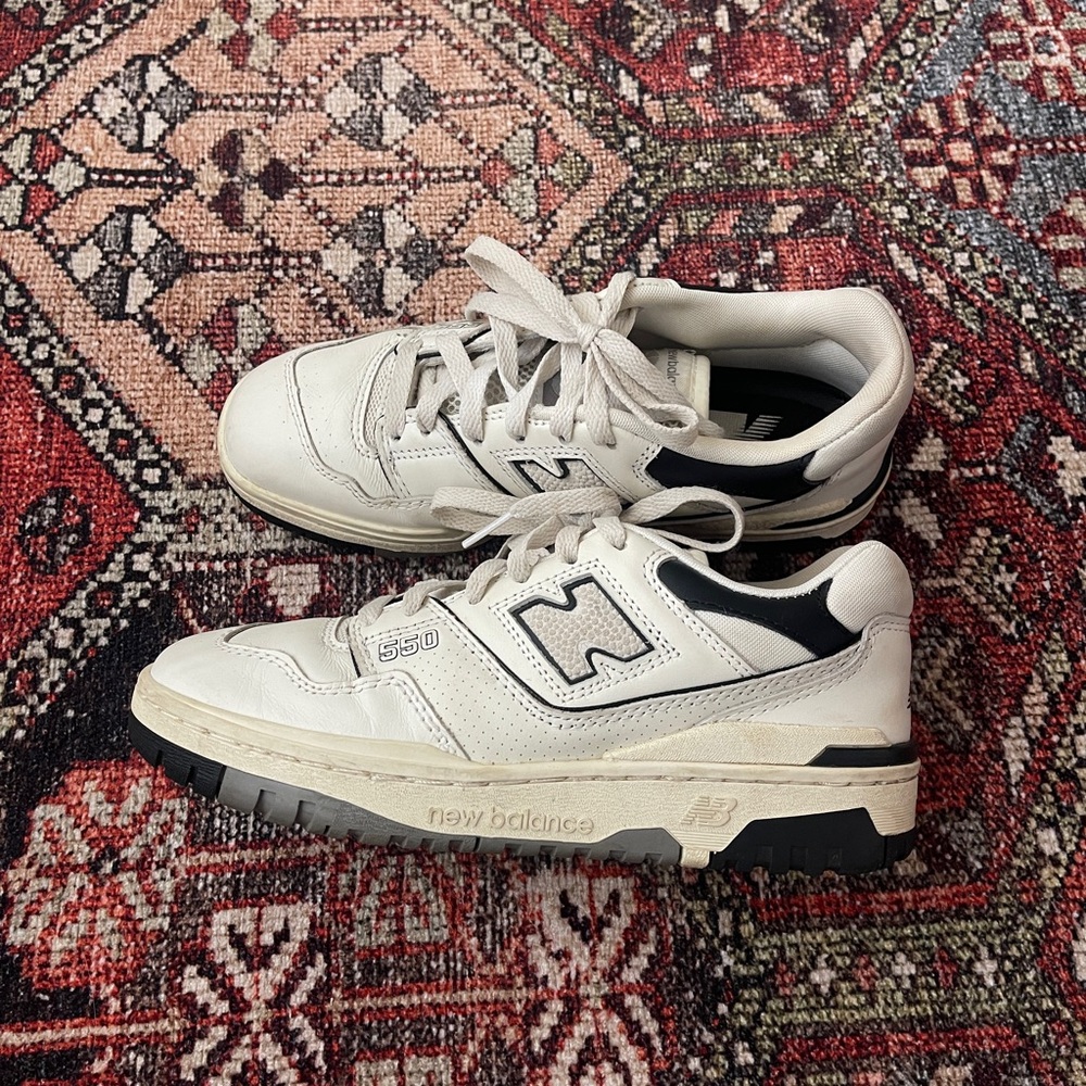 New Balance 550 Cream Black